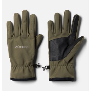 Columbia Ascender Softshell, Guantes Grises Verdes Para Hombre | 483970-FGN